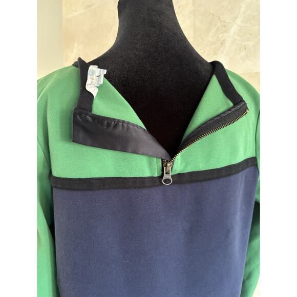 Boden Colorblock Ponte Dress 10 Kelly Green Navy Holiday Preppy Office Party - Picture 8 of 10